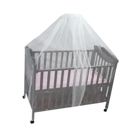 Babylove Wood Bed W/Mosquito Net -27-288F--بيبي لف سرير خشب مع نامسوية