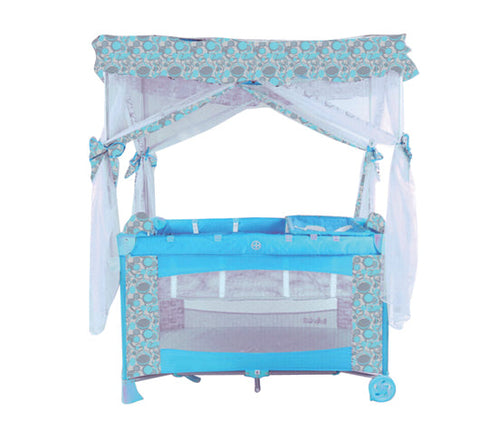 Babylove Playpen With Mosquito Net 27-910A--سرير كبير مع سقف وناموسية من بيبي لوف