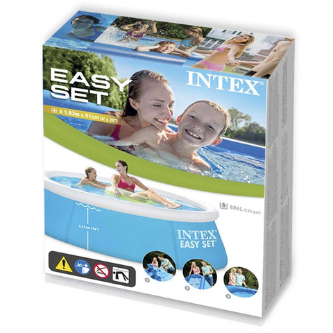 INTEX 6FT X 20IN EASY SET POOL--حمام سباحة انتكس 6 سهل التركيب