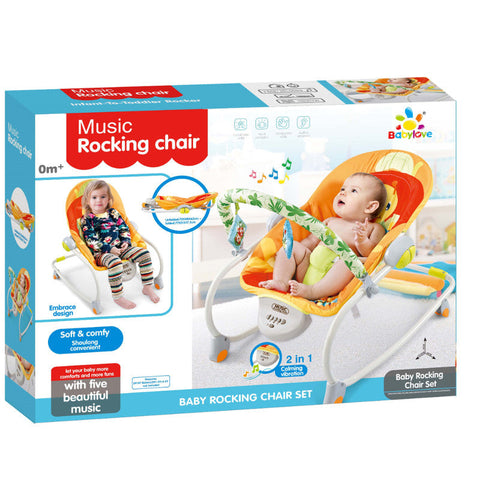 Babylove Rocking Chair W/Music 33-1344222--كرسي هزاز للاطفال مع موسيقى من بيبي لوف