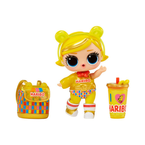 L.O.L. Surprise Loves Mini Sweets X Haribo Deluxe (Goldbears)--ال او ال سربرايز مجموعه دمي صغيرة واكسسواراتها