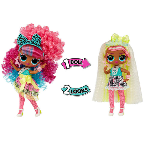 L.O.L. Surprise Tweens Surprise Swap Fashion Doll (Curls-2-Crimps Cora)--ال او ال سربرايز دمية توينز  بيلي برونز-2- بلوند، دمية عصرية مزودة بأكثر من 20 مفاجأة