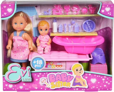 Simba Evi Love Doll with Babysitter Playset--لعبة جليسة اطفال ايفي لاف من سيمبا