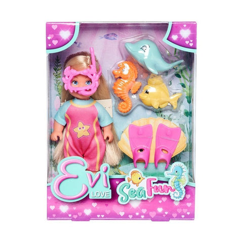 Simba Evi Love Sea Fun Doll in Diving Suit--دمية في بدلة الغوص ايفي لوف من سيمبا