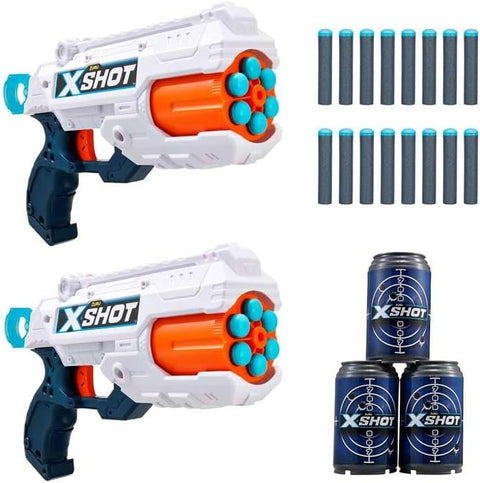 X-SHOT - Excel-REFLEX 6 Double Pack--حزمة مزدوجة من 6 قطع من مسدس اكس شوت