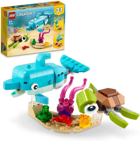 LEGO 31128 Dolphin and Turtle--ليجو 31128 دولفين وسلحفاة