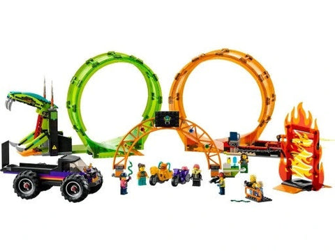 LEGO 60339 Double Loop Stunt Arena--ليجو 60339 حلبة الألعاب المثيرة ذات الحلقة المزدوجة