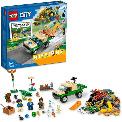 LEGO 60353 Wild Animal Rescue Missions--ليجو 60353 مهمات إنقاذ الحيوانات البرية