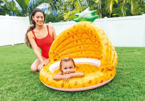 INTEX PINEAPPLE BABY POOL--انتكس - حوض سباحة للأطفال على شكل أناناس