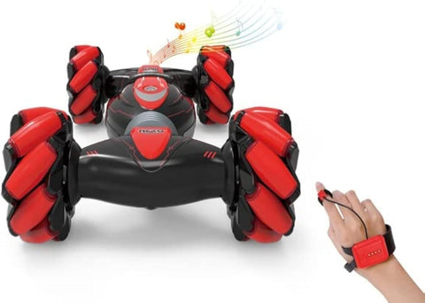 Meichwei Remote Control Stunt Car Red Color-- سيارة مثيرة تعمل بالريموت كنترول لون الأحمر