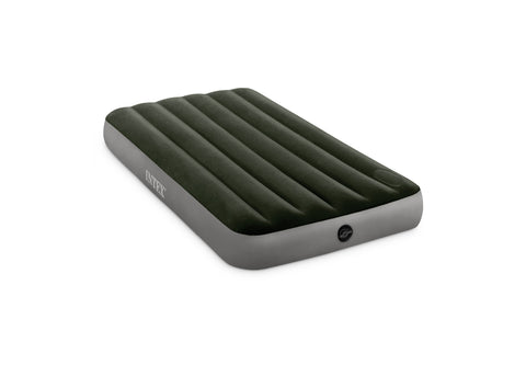 INTEX TWIN DURA-BEAM DOWNY AIRBED WITH FOOT BIP--سرير هوائي مزود بتقنية للقدمإنتكس توين دورا بيم داوني