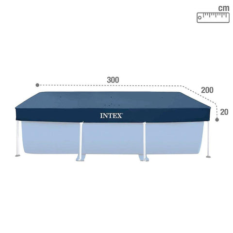 INTEX RECTANGULAR POOL COVER--انتكس غطاء حوض السباحة المستطيل