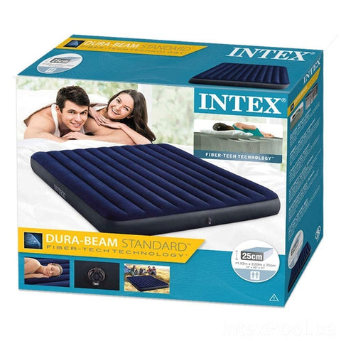 INTEX KING DURA-BEAM SERIES CLASSIC DOWNY AIRBED--انتكس كينج دورا بيم سيريز كلاسيك داوني يربد