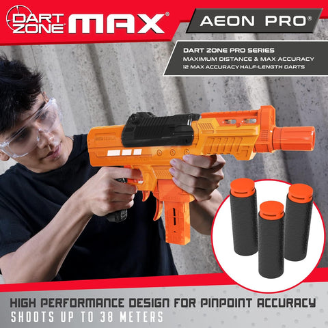 DART ZONE MAX TACTICAL STRIKE AEON PRO ULTIMATE DART BLASTER SERIES--لعبة مسدس ماكس نيكسس - سلسلة دارت بلاستر إيون برو المُطلقة من دارت زون