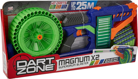 DART ZONE MAGNUM X2 SUPERDRUM BLASTER--دارت زون - جهاز الإطلاق مع الأسطوانة الخارقة