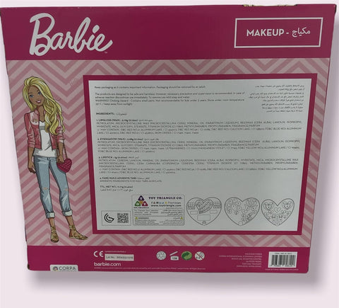 Barbie 4 Decks Heart Shape Cosmetic Case--حقيبة مستحضرات التجميل على شكل قلب من باربي مكونة من 4 طوابق