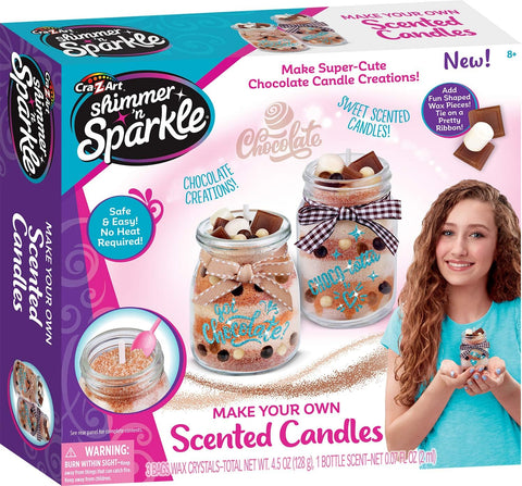 Shimmer N Sparkle Make Your Own Scented Candles-Chocolate--شيمر آند سباركل اصنعي شموعك المعطرة بالشوكولاتة