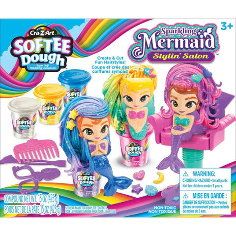 Softee Dough Sparkling Mermaid Stylin’ Salon--صالون سوفتي دو سباركلنج ميرميد ستايلين