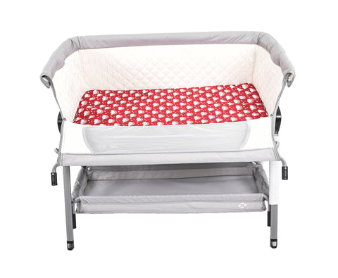 Amla care -PORTO BABY BED RED--املا كير -سرير بورت عادي احمر