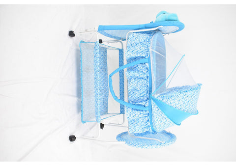 Amla BABY-BABY BED  BLUE C003B--املا بيبي -هندول حديد ازرق