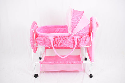 Amla BABY- BABY BED PINK  C003P--املا بيبي -هندول حديد وردي