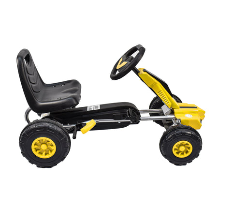 AMLA PEDAL CAR yellow FOR ( 3 Years to 8 years )--املا -سيارة بدالة كفر بلاستيك اصفر