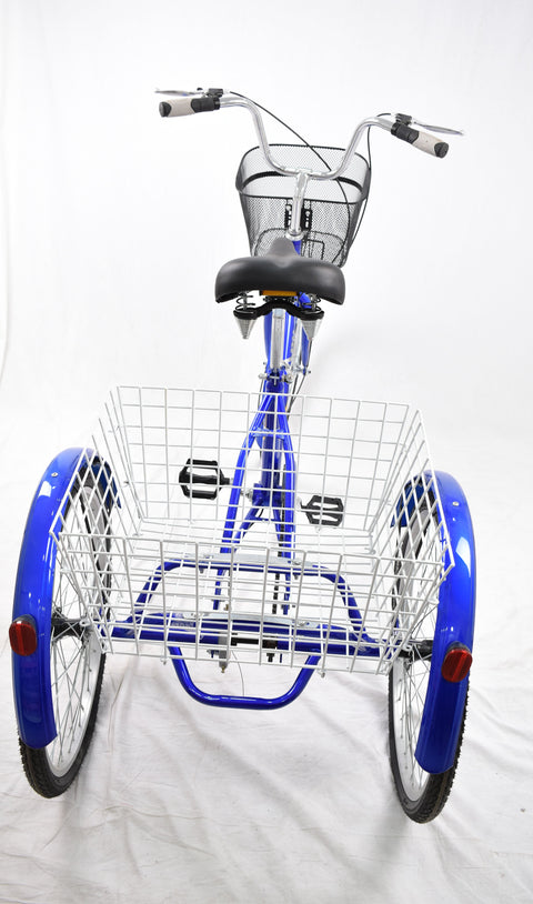 Amla -Three wheel bike, size 26,blue--املا - دراجة ثلاث عجل مقاس 26 ازرق